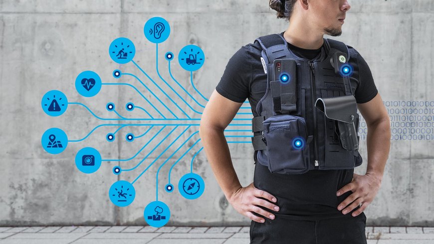 il personale di sicurezza addetto al trasporto di SOS Cash & Value aumenta la sicurezza nello svolgimento delle proprie funzioni grazie al gilet high-tech di Wearin’